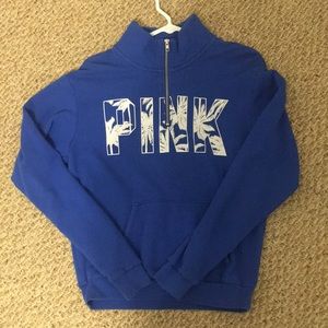 PINK half zip size xs